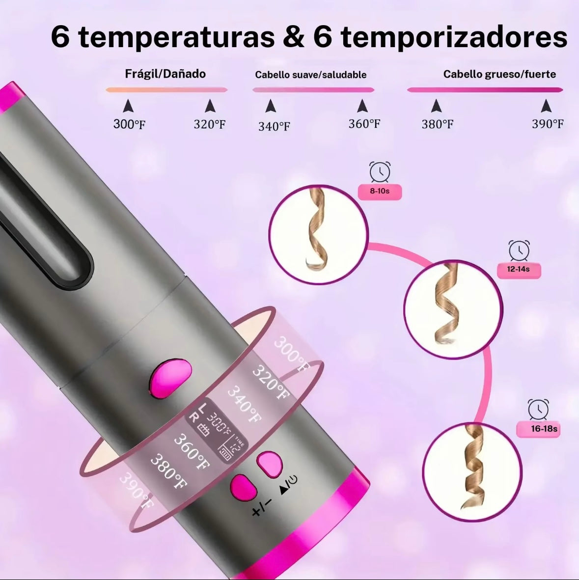 Rizador de cabello automático